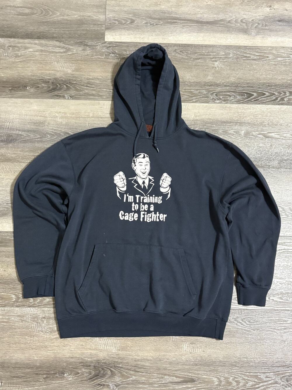Vintage Urban Equipment I’m Training To Be A Cage Fighter Hoodie Y2K - Men’s XL
